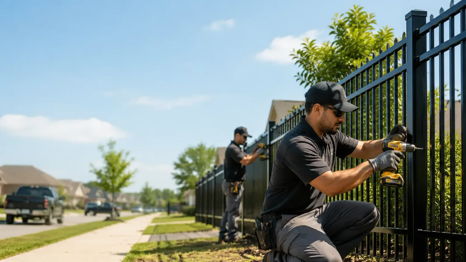 Metal Fence Installation in Orion, IL